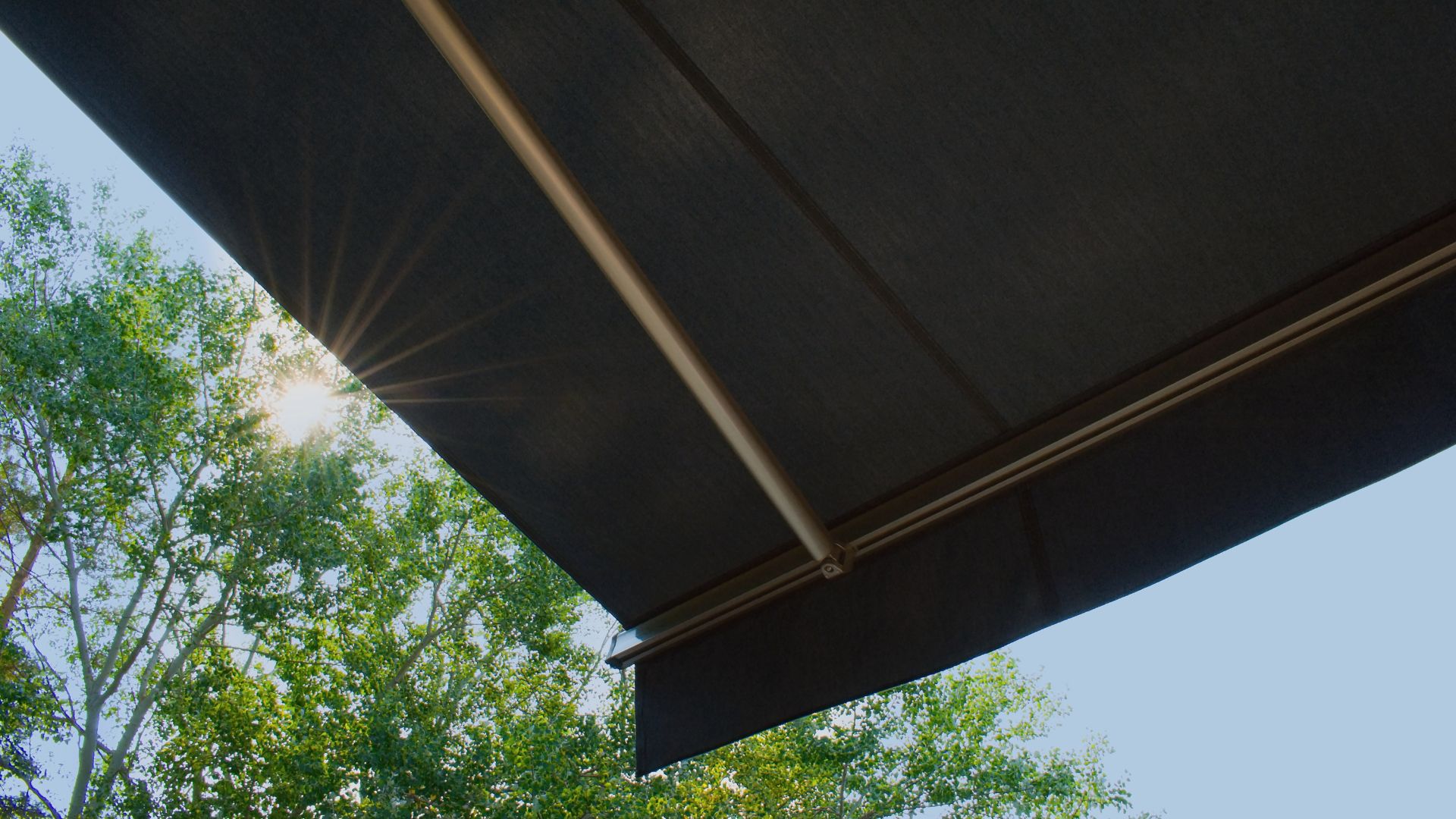 Pare-soleil rétractable en PVC, rideau d'isolation thermique, couverture  rétractable, bloc résistant au sole Black
